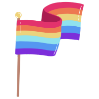 LGBTQ+ course LGBTQ flag